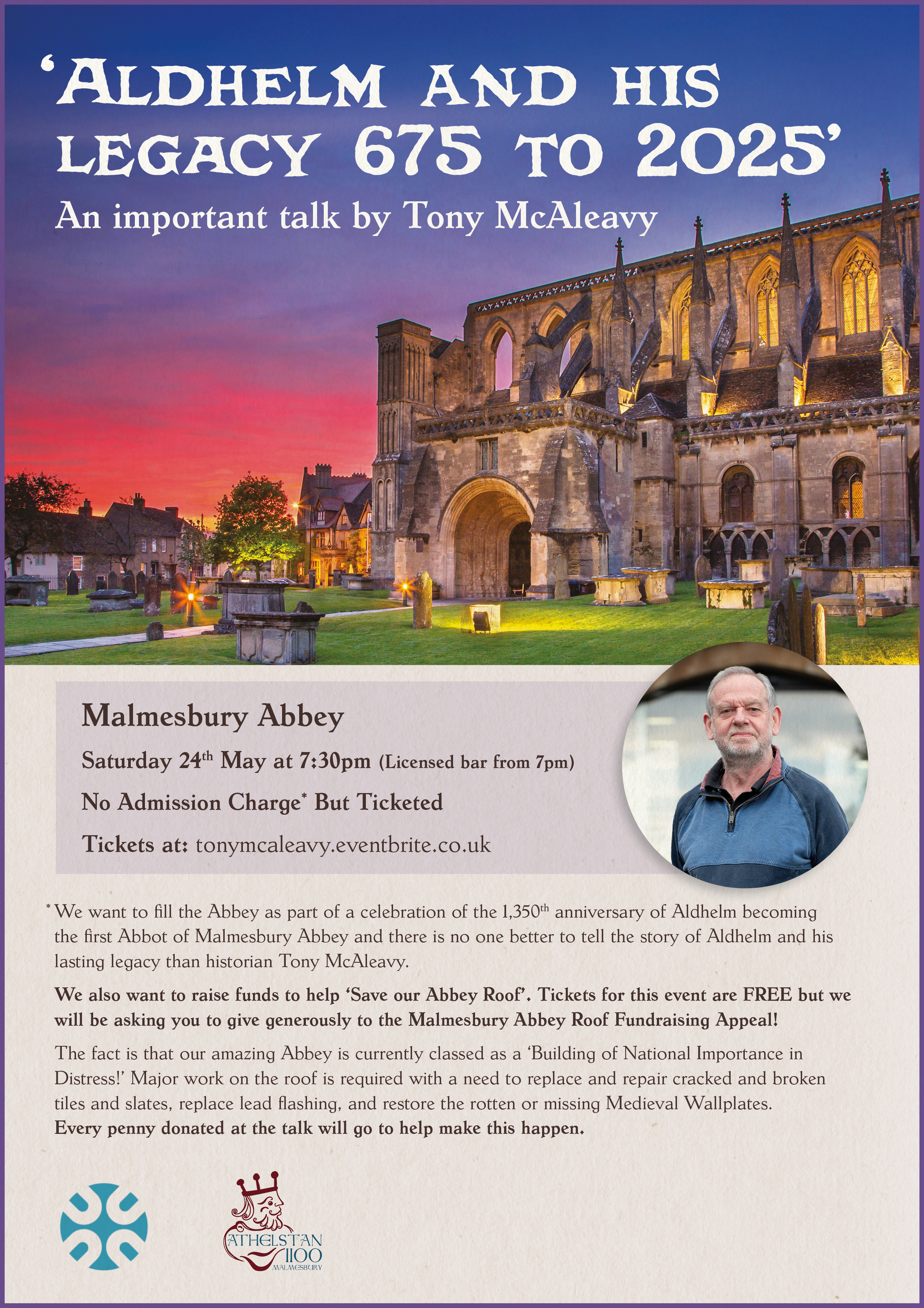 Meet Athelstan's Hero! - Saturday 24th May at Malmesbury Abbey